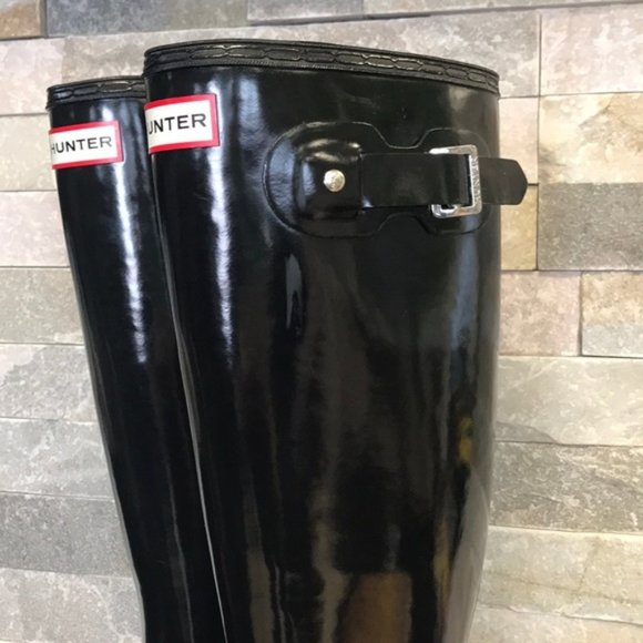 HUNTER Original Tour Gloss Packable Rain Boot - Picture 3 of 10